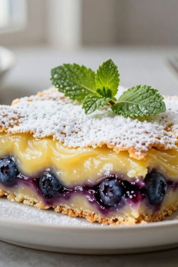 Blueberry Lemon Pie Bars