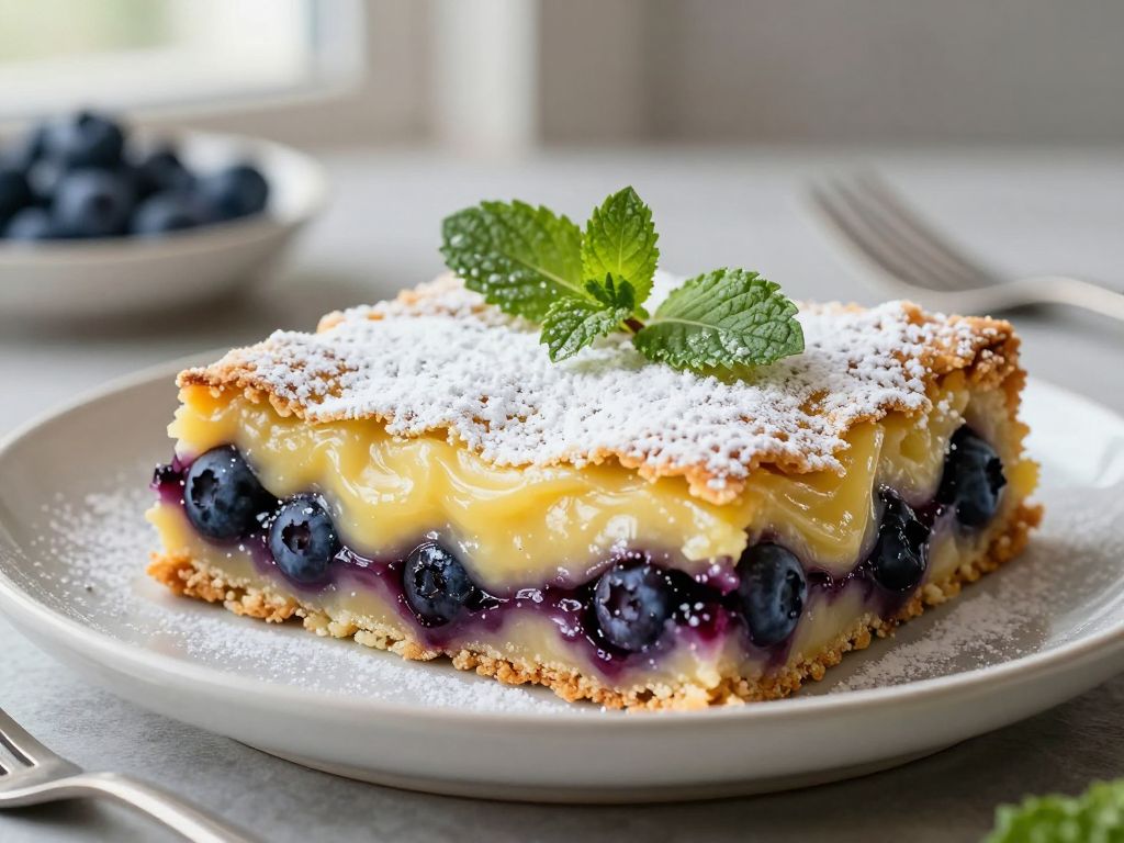 Blueberry Lemon Pie Bars
