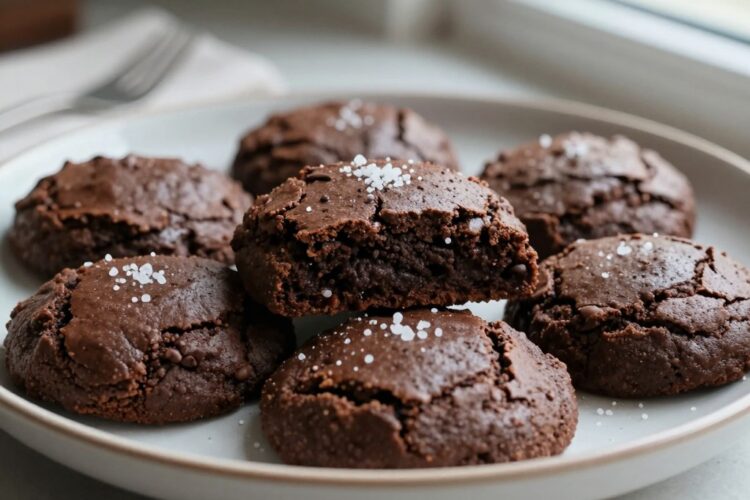 Salted Brownie Cookies