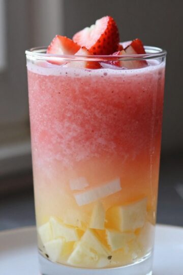 Tropical Strawberry Colada Cooler