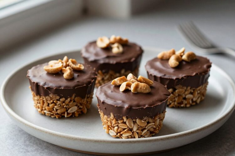 No-Bake Peanut Butter Oat Snack Cups