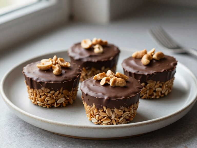 No-Bake Peanut Butter Oat Snack Cups