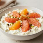 Winter Citrus Ricotta Breakfast Bowl with Honeycomb