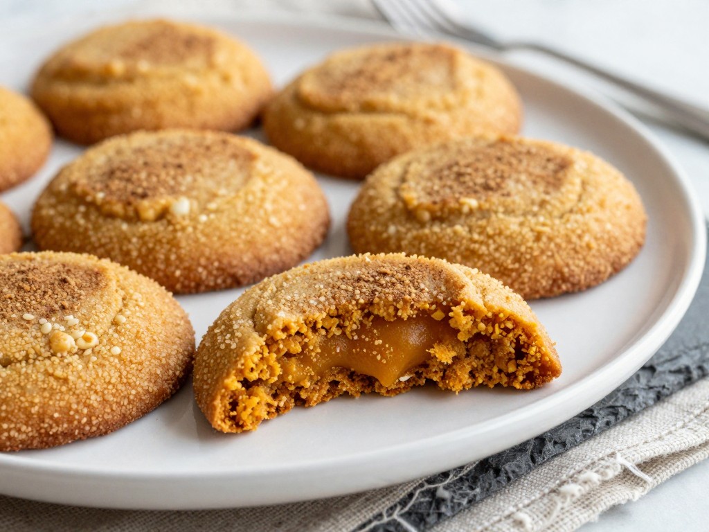 Pumpkin Snickerdoodle Cookies