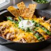 Hatch Chile Chicken Enchilada Skillet