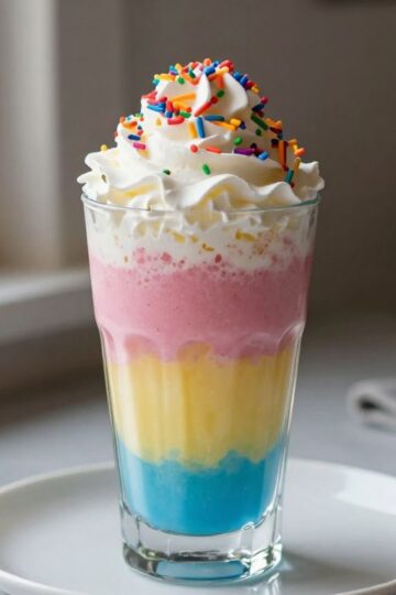 Homemade Unicorn Frappe