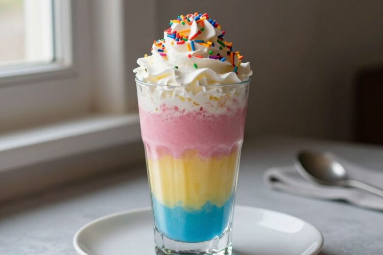 Homemade Unicorn Frappe