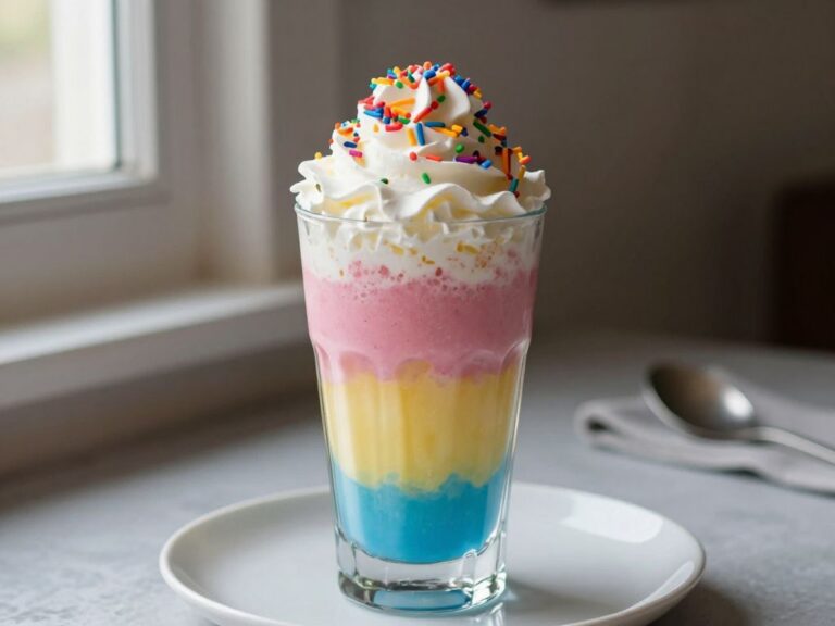 Homemade Unicorn Frappe