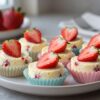 High Protein Healthy Strawberry Cheesecake Bites