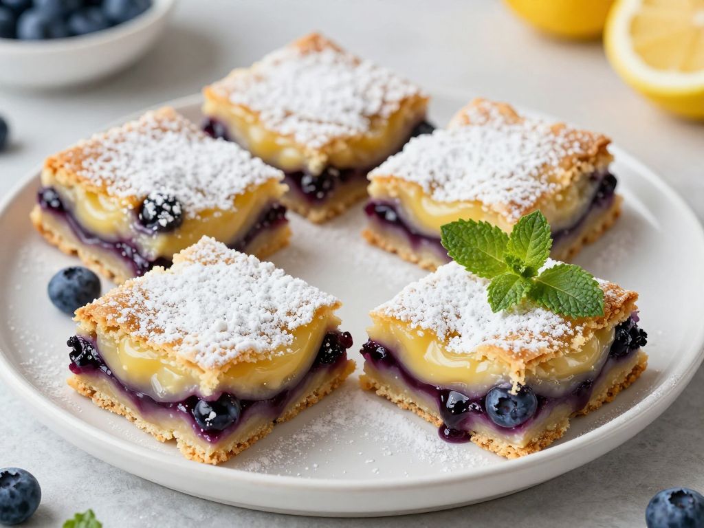 Blueberry Lemon Pie Bars