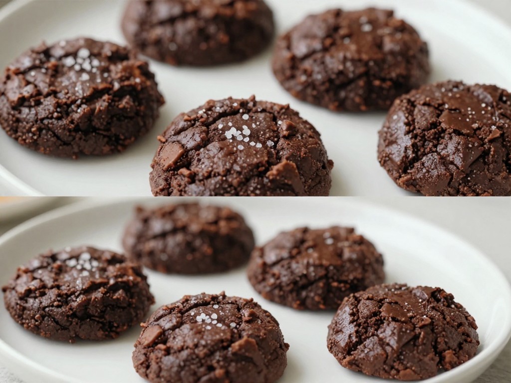 Salted Brownie Cookies