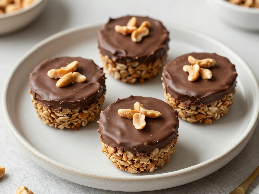 No-Bake Peanut Butter Oat Snack Cups