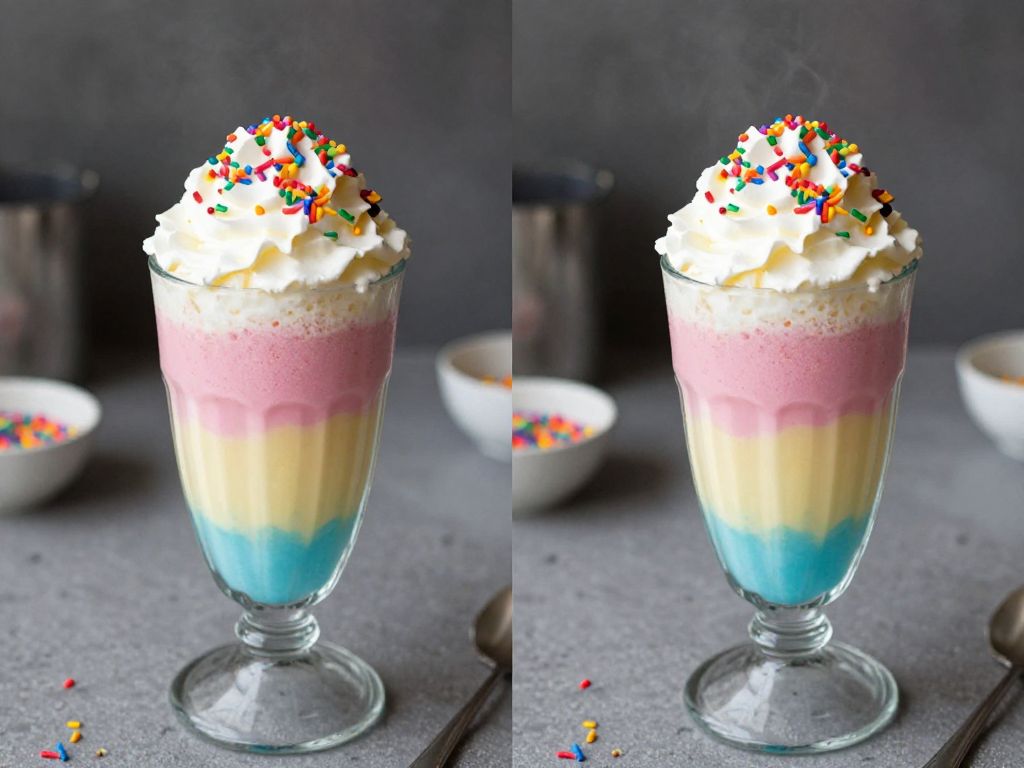Homemade Unicorn Frappe