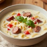 Creamy Parmesan Italian Sausage Soup