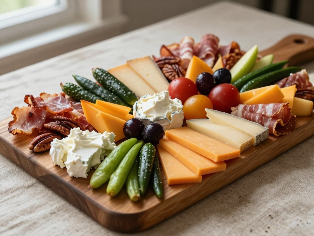 football charcuterie board recipe