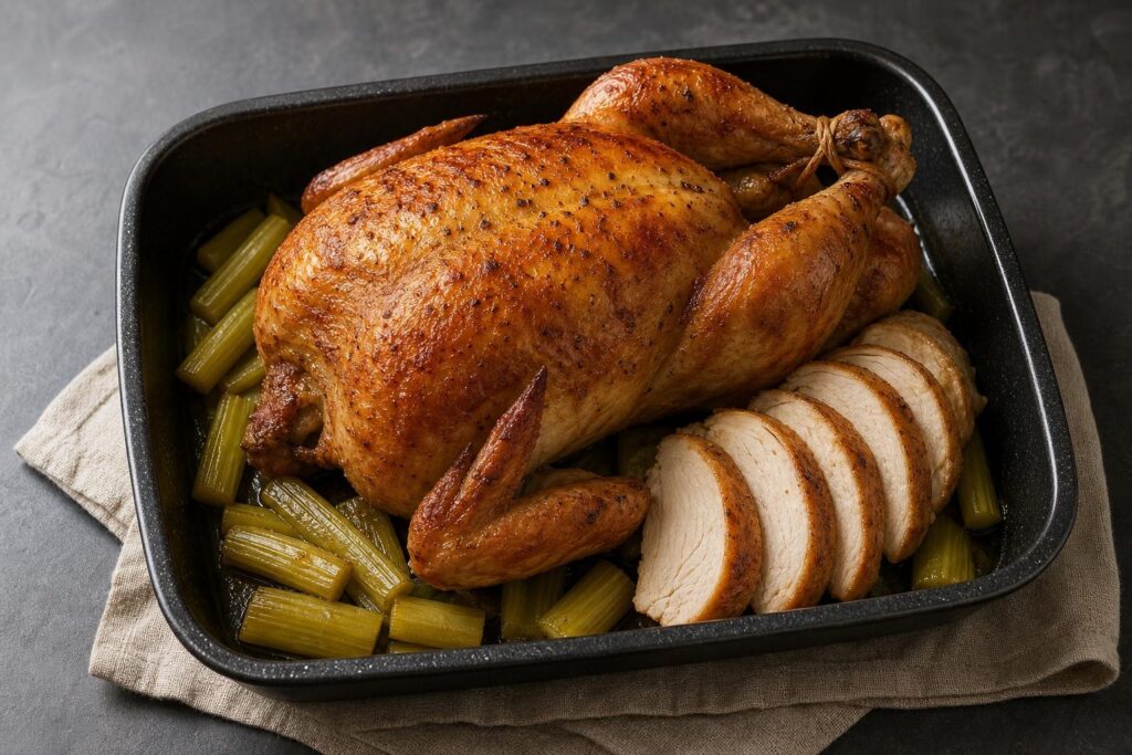 roast chicken roaster oven recipe
