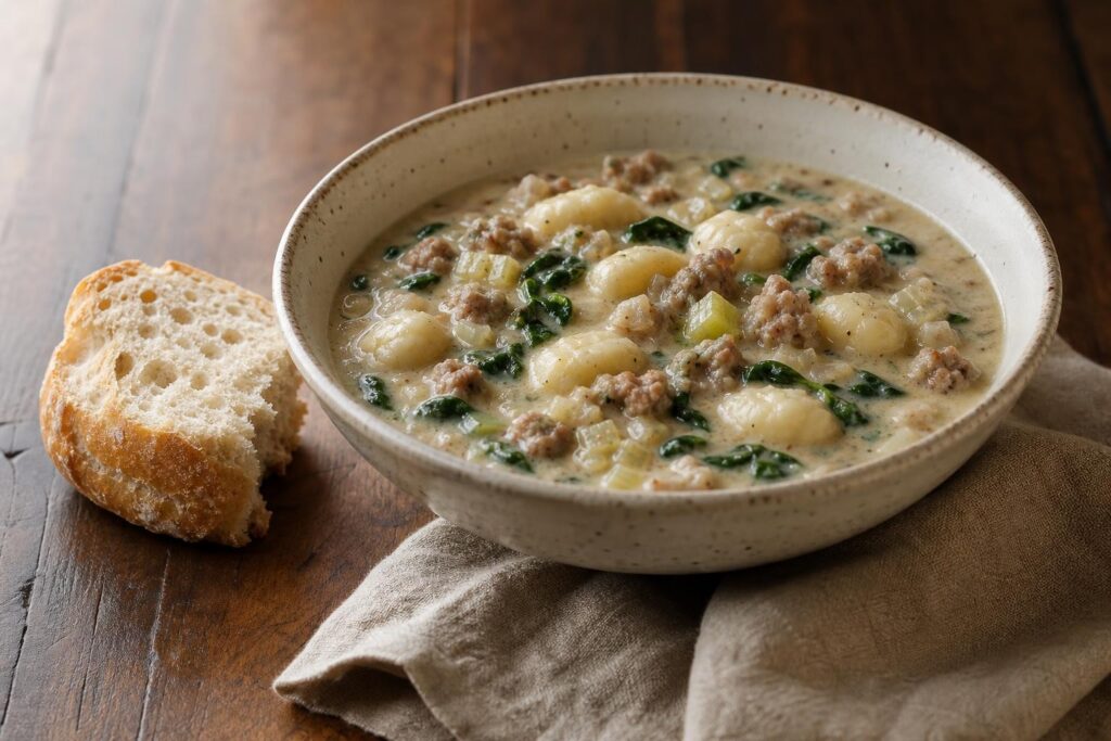 Sausage Gnocchi Soup