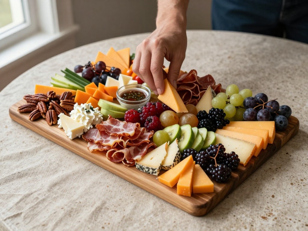 football charcuterie board recipe