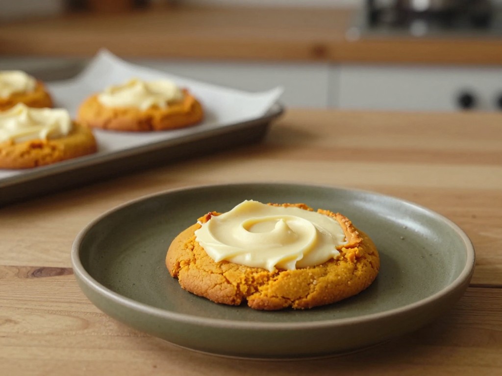 Pumpkin Cheesecake Cookies