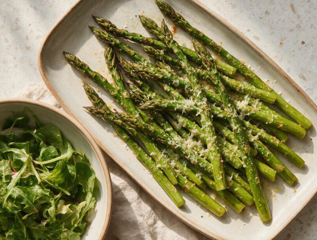 Roasted Asparagus with Parmesan