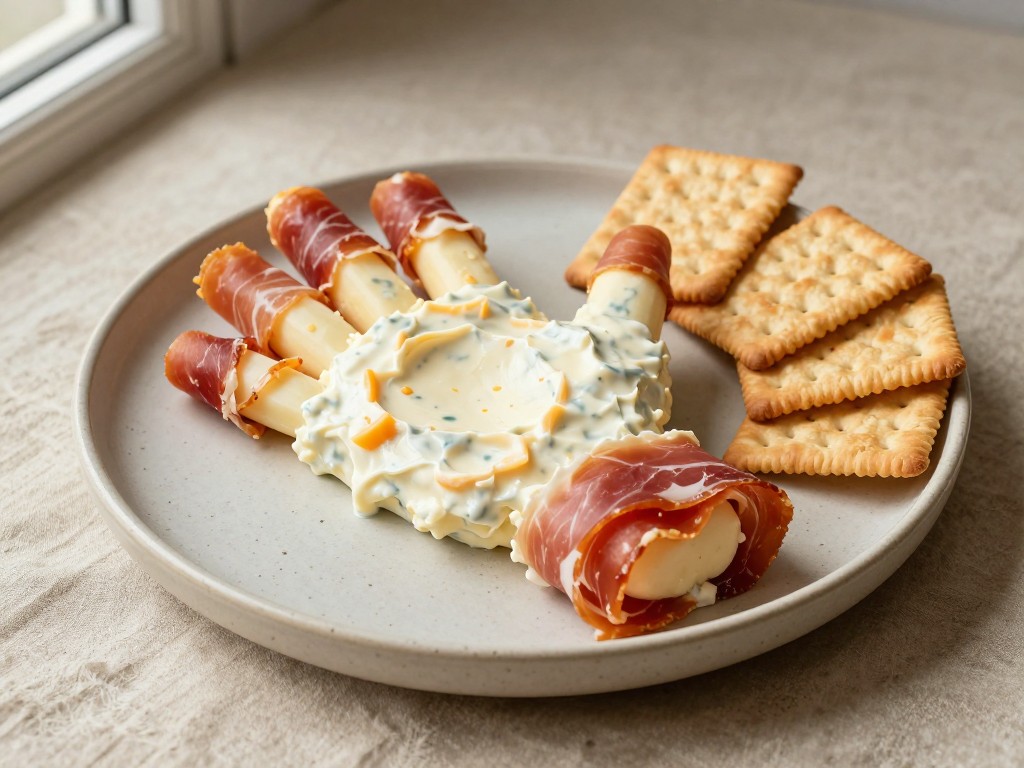 Halloween Cheese Ball Hand