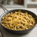 Hatch Chile Chicken Enchilada Skillet