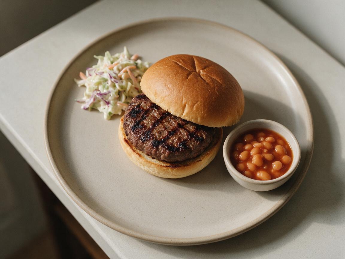 Labor Day Food Ideas - overhead serving view