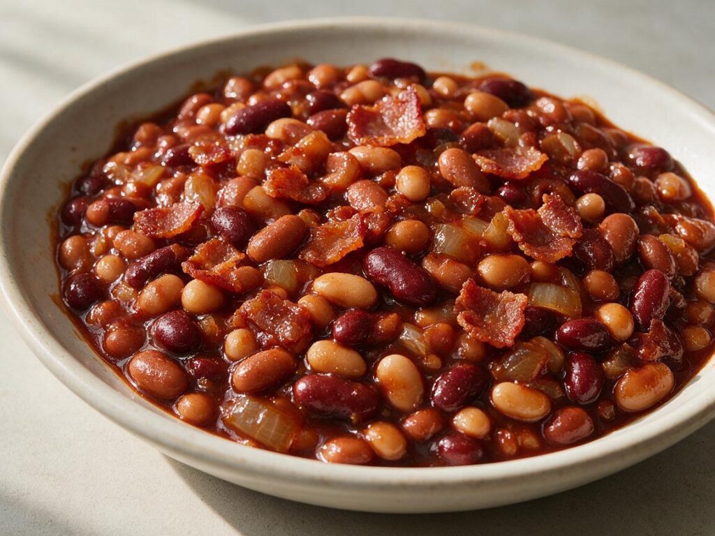 Slow Cooker Baked Beans