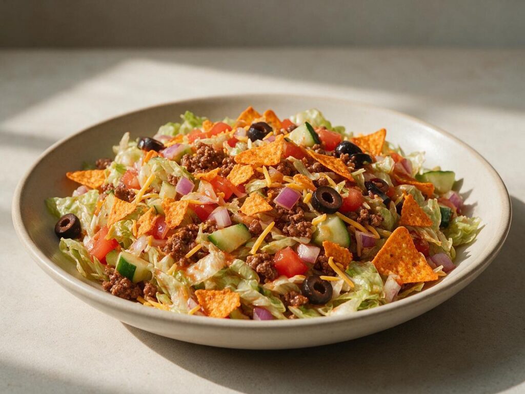 Taco Salad With Catalina Dressing